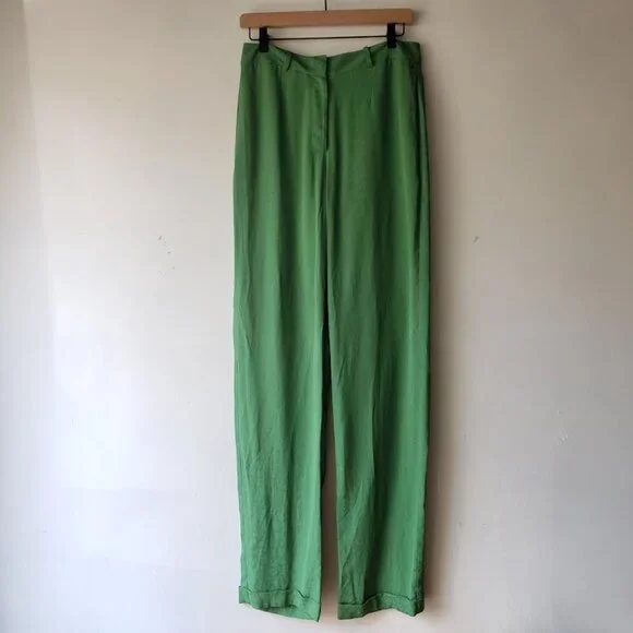 Materiel‎ Tbilisi High Rise Wide Leg Pants Green